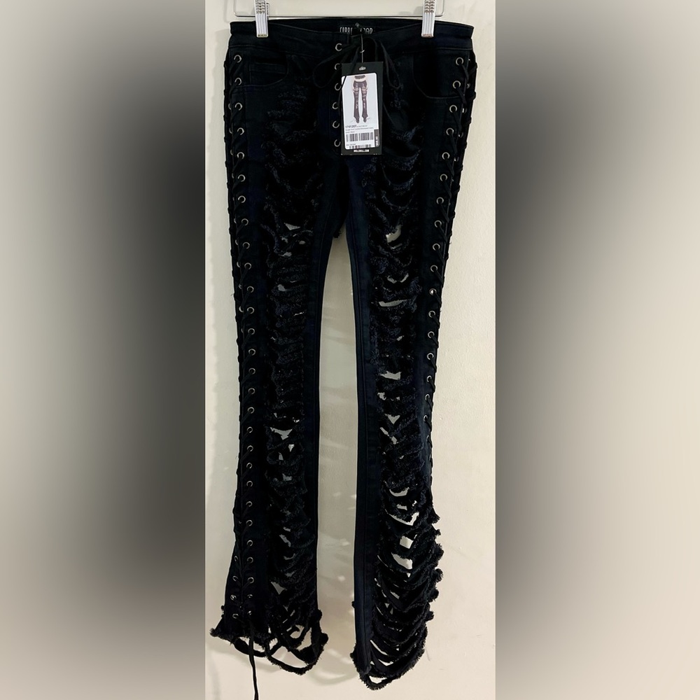 Current Mood Rough And Tumble Distressed Jeans, Women’s Size Small, NWT